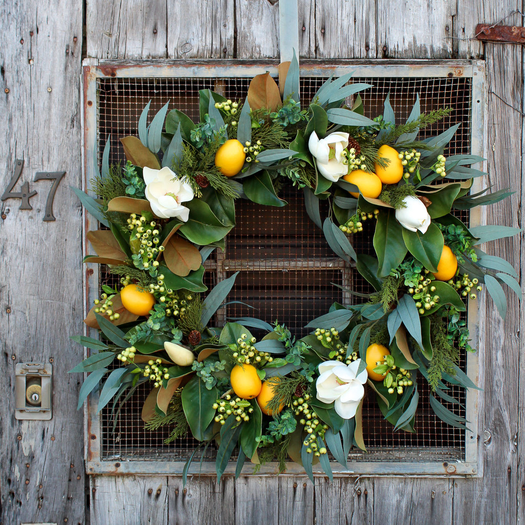 Faux Mixed Assortment Silk Wreath Rosalind Wheeler 