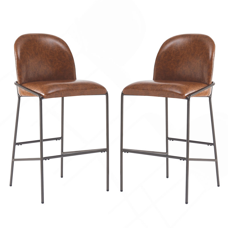 Ensemble de 2 tabourets de bar Galen