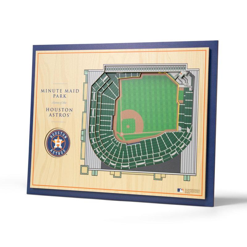 MLB 5-Layer StadiumViews 3D Wall Art, Houston Astros