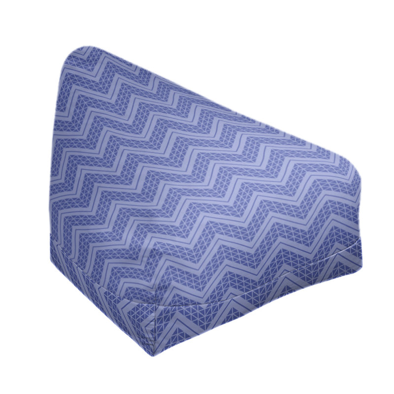 Sac de pois, H 27 po x L 30 po x P 25 po, Bourre en polyester, Bleu foncé