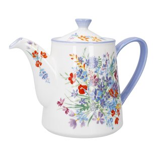 Cream Ceramic Teapot