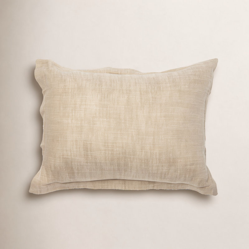 Taie décorative en coton Logue - Standard, Standard, Naturel