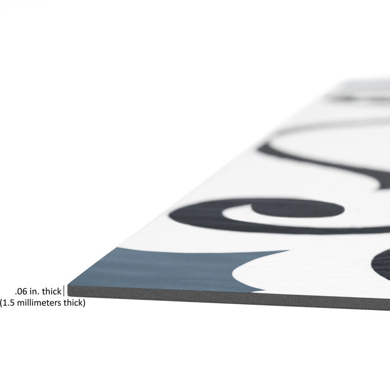 Retro 12" x 12" 1.5mm Vinyl Tile - Slate