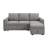 Anureet L-Shaped Sectional Modular Sofa Bed With Storage Seat-112387172