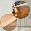 Console en bois avec tablette de rangement