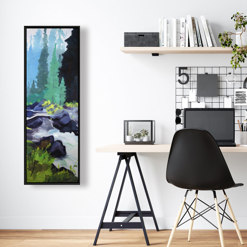 Beautiful Waterfall Print On Canvas