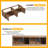 60" Wall Mounted Bathroom Vanity Base With 4 Doors