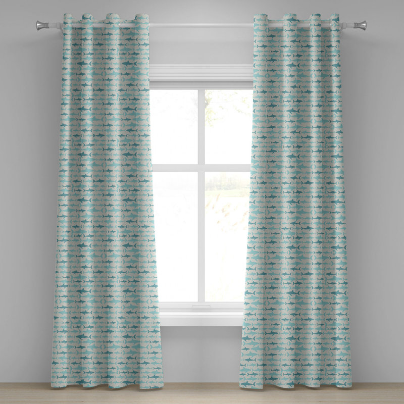 Sateen Blackout Curtain Pair, 50" W x 72" L