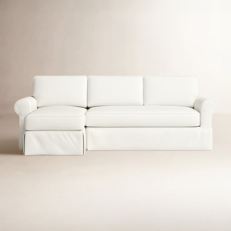 Porter Chaise Sectional, Left Hand Facing, Canvas Navy Sunbrella® Canvas