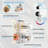Modern Round Shower System, Rain Shower Head with Handheld Spray, Shower Faucet Set-114792285