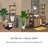 Brown and Gray Under Sink Cabinet with U-Shaped Cut-Out, Double Vented Doors, Towel Holder - Elements Collection