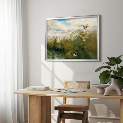 Mallards in Flight-Bruno Liljefors-Framed Gallery Wrapped Canvas-c. late 19th Century