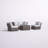 Elodie Wicker Fully Assembled 4 - Person Seating Group with Cushions-1082525894