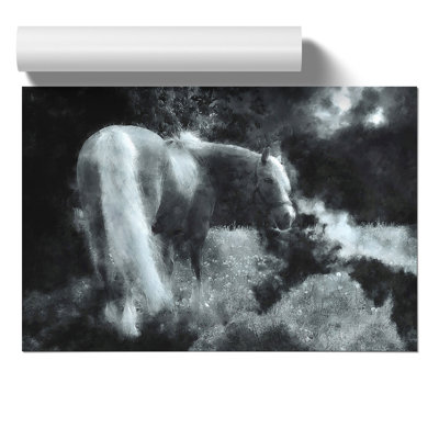 Lone Horse - No Frame Print
