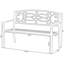 Banc de parc d'extérieur en acier Barty