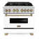 ZLINE Autograph 36" Legacy Dual Fuel Range w/ 6 Burners