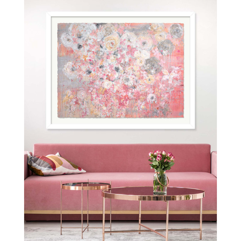 Papillons roses