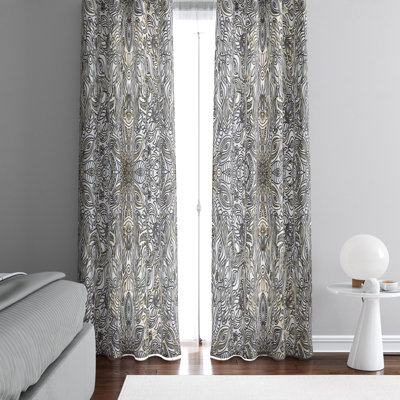 Semi Sheer Curtain Panel Pair