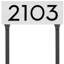 Floating 1-Line Lawn Address Sign-1104503155-1104510580-1104506915
