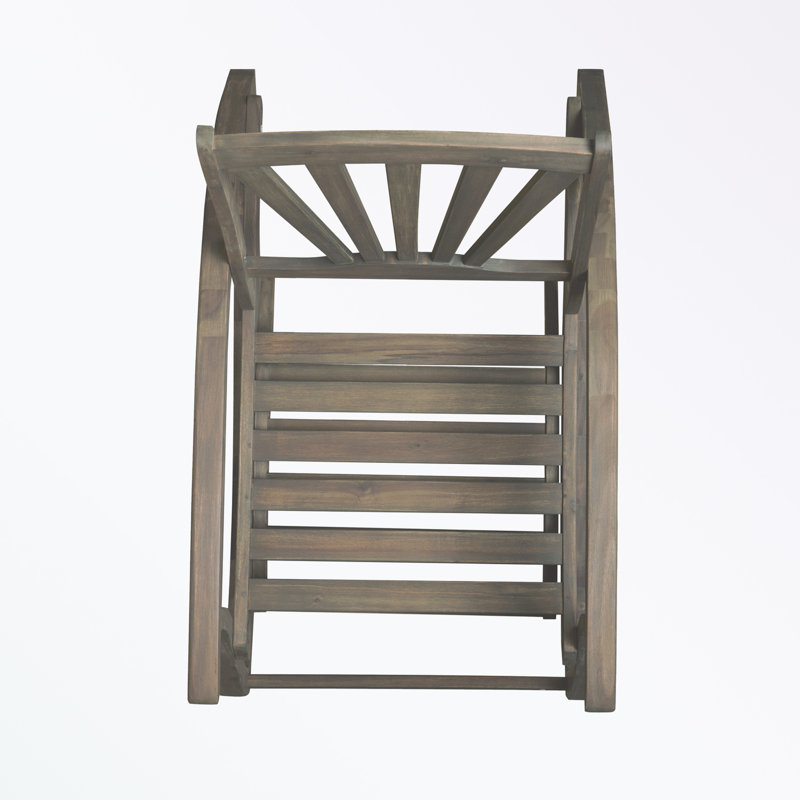 Cathleen Acacia Outdoor Chair, Gray