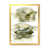 Toile encadrée d'or