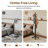 11-Hooks Freestanding Solid Wood Coat Rack-1755586133