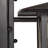 11.75"H 1-Light Mission Style Outdoor Wall Lantern Sconce Black