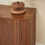 Armoire de rangement 58 po Modern Curve Wavy Curve