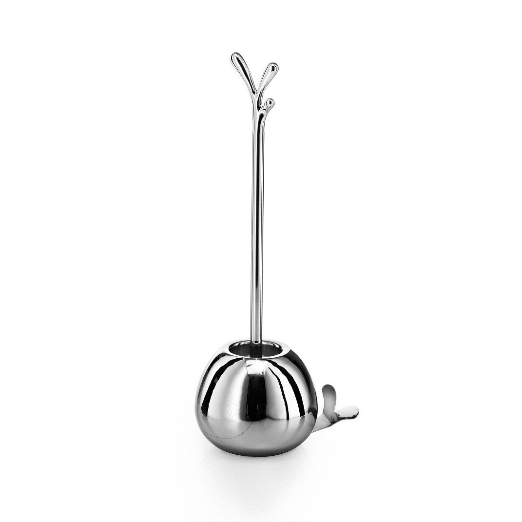 WS Bath Collections Skoati Metal Toilet Brush And Holder WS Bath Collections