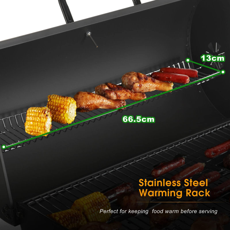 Dakota Fields Barrowman 105cm W Charcoal Grill