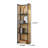Rattan Multi-Tier Organizer Bookcase