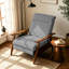 Fauteuil inclinable réglable avec inclinaison manuelle et repose-pied intégré-130911341