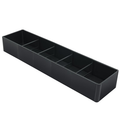 70x20 Metal Planter Box with Drainage Holes, Extra Long Steel Raised Garden Bed for Patio Balcony