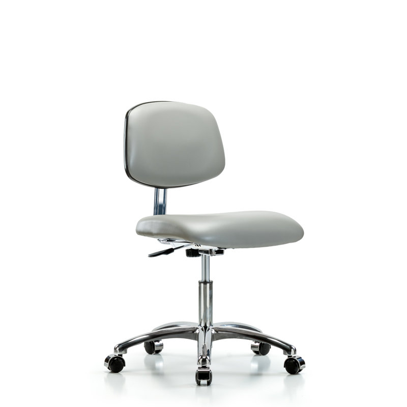 Chaise de travail Vanesa, Roulettes, Colombe