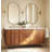 Huldrik Asymmetrical Irregular Bathroom Vanity Mirror | Stainless Steel Frame-898180402-898180399