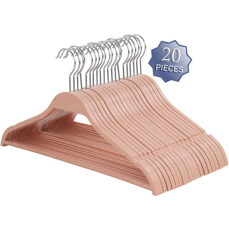 Cintre standard en plastique pour robe / chandail / chandail Fadumo, Rose