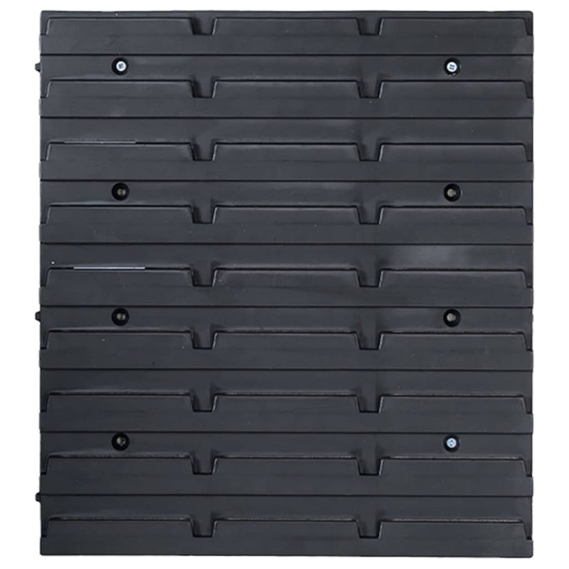 96 Piece Storage Bin Kit Set, Blue