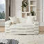 Canapé modulaire 61 po en velours côtelé 61 po sans assemblage-1521371709