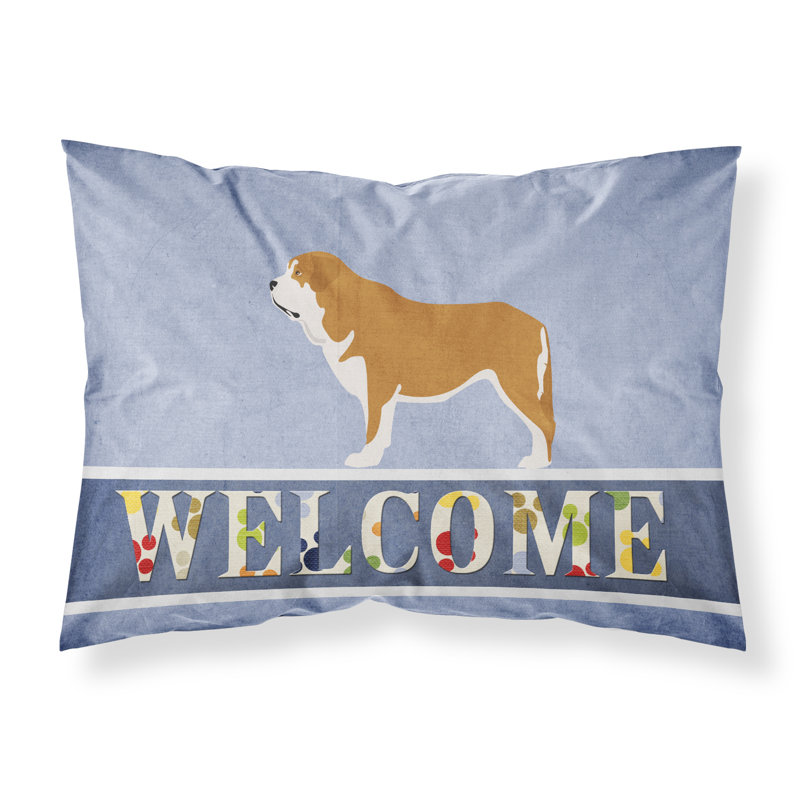 Taie d’oreiller welcome, Mâtin espagnol / Mastiff espagnol