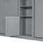 Lits simples escamotables doubles avec armoires et tablettes-529168058