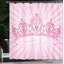 Ensemble de grand rideau de douche et crochets-44331502