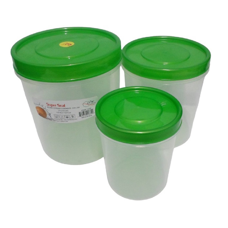 ENSEMBLE CONTENANT EN PLASTIQUE 3PCS