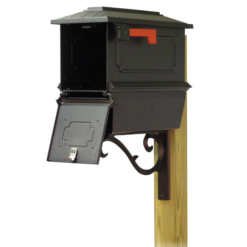 Kingston Aluminum Post Mounted Mailbox