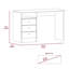 6-Shelf Writing Desk With Built-In Bookcase-764877346