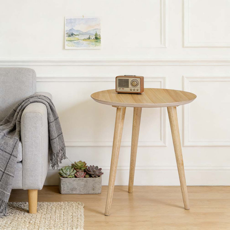 Table de bout, Chêne clair
