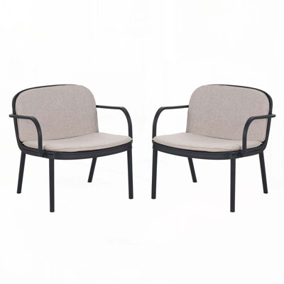 Fauteuil club d'extérieur en PP