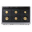 48" Pro-Range 6 Burners, Transitional, Silver-1299461681