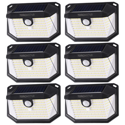 178 LEDs Solar Lights with Motion Sensor, IP65 Waterproof, 6500K Pure White