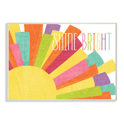 Krahn 'Shine Bright Colorful Sun' Art