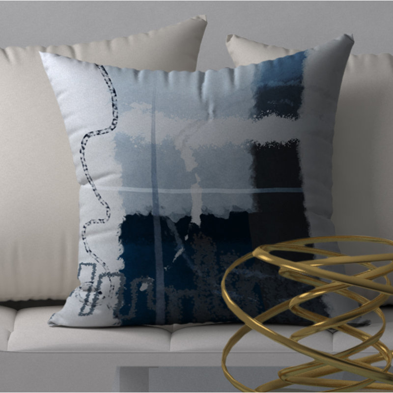 Magnifique housse de coussin décorative carrée/insert, H 24 po x l 24 po